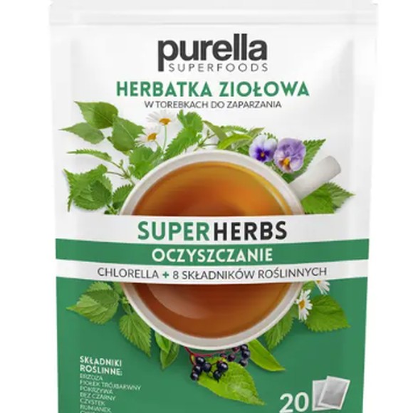PURELLA SUPERHERBS herbata OCZYSZCZANIE Brzoza Czystek