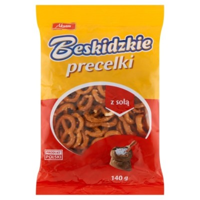 BESKIDZKIE PRECELKI Z SOLĄ 140G wegańskie bez konserwantów