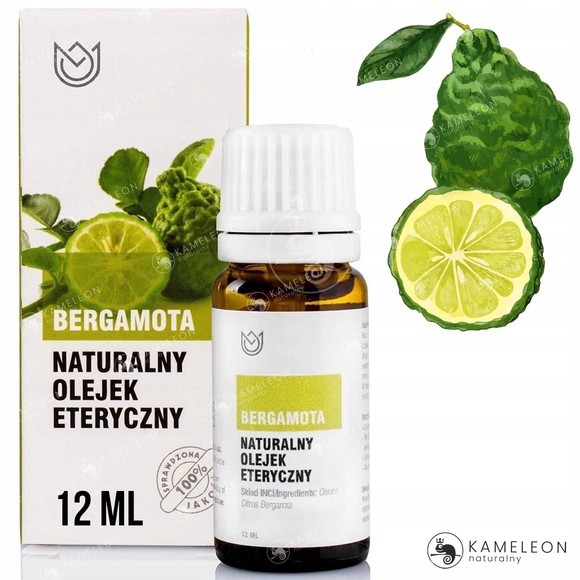 Naturalny OLEJEK ETERYCZNY BERGAMOTA bergamotka 10ml