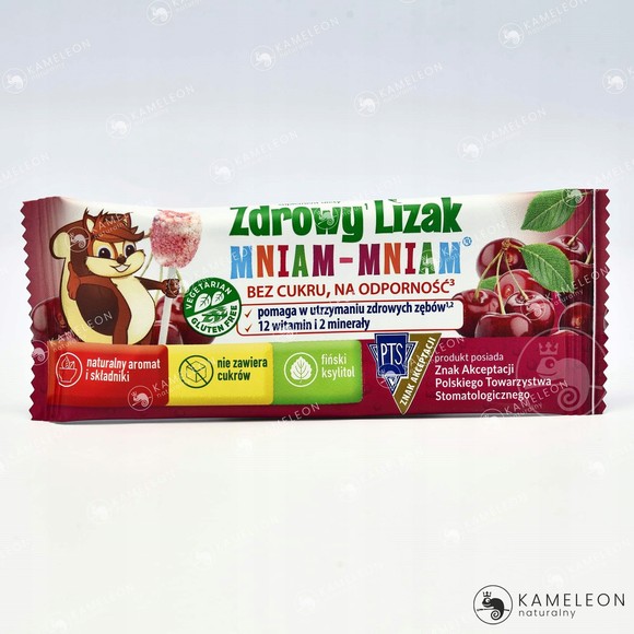 Strapharma ZDROWY LIZAK wiśnia WIŚNOWY bez cukru z