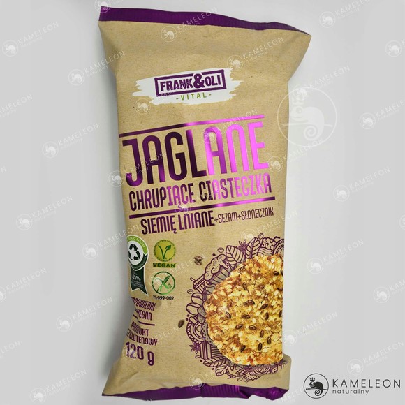 BOX CIASTECZKA 120g JAGLANE siemię sezam słonecznik