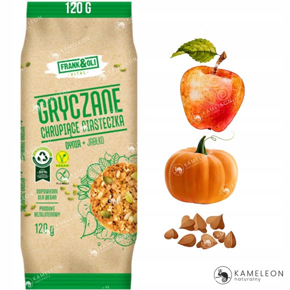 BOX CIASTECZKA 120g GRYCZANE jabłko dynia wegańskie