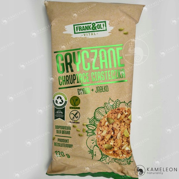 BOX CIASTECZKA 120g GRYCZANE jabłko dynia wegańskie