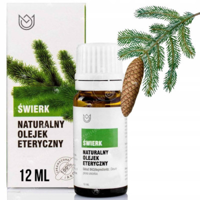 NATURALNY OLEJEK ETERYCZNY ŚWIERK 10ml