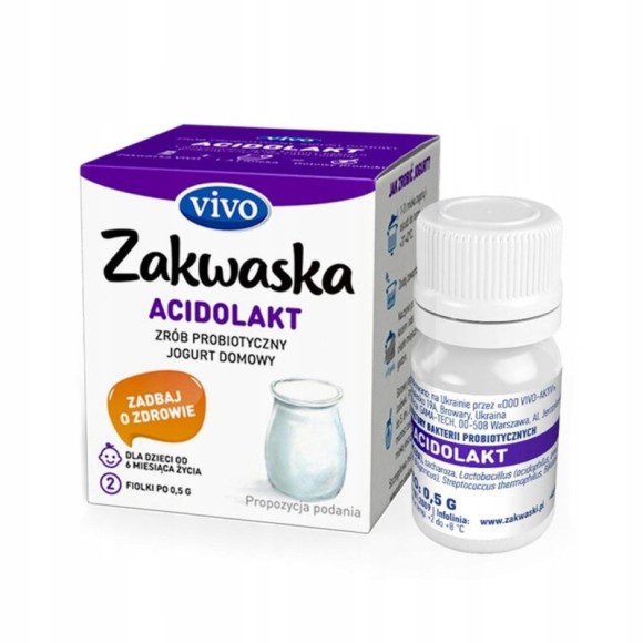 ZAKWASKI MIX 6 fiolek (Entero Adico Simbilakt Probio