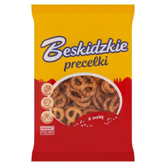 BESKIDZKIE PRECELKI Z SOLĄ 140G wegańskie bez konserwantów