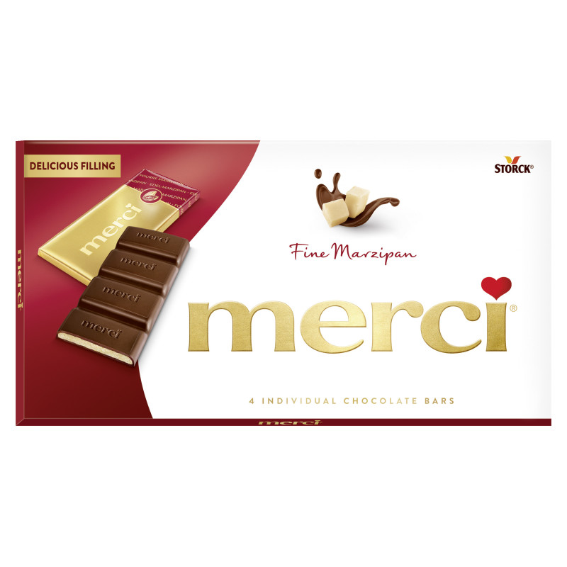 MERCI CZEKOLADA DESEROWA Z NADZIENIEM MARCEPANOWYM Marcepan STORCK 112g