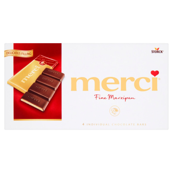 MERCI CZEKOLADA DESEROWA Z NADZIENIEM MARCEPANOWYM Marcepan STORCK 112g MERCI CZEKOLADA DESEROWA Z NADZIENIEM MARCEPANOWYM Marcepan STORCK 112g