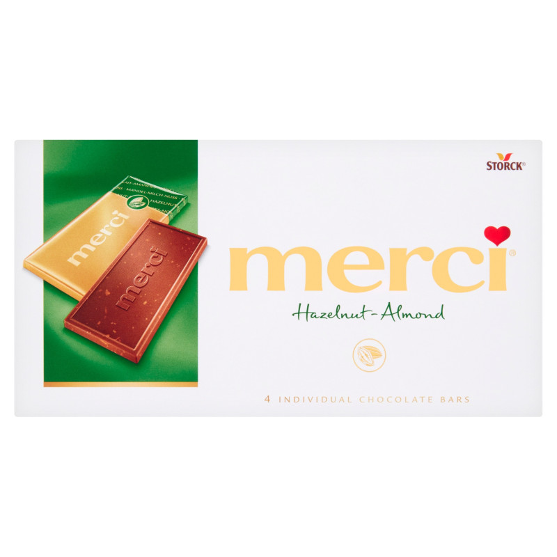promocja MERCI CZEKOLADA MLECZNA MIGDAŁOWO ORZECHOWA Migdał 100g