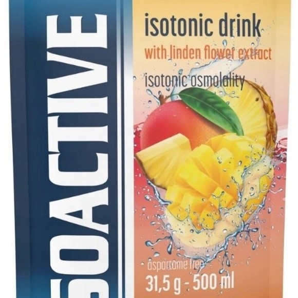 ISOACTIVE Izotonik MANGO ANANAS 31,5g 1 sztuka nr15