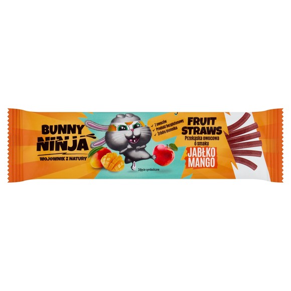 BUNNY NINJA przekąska owocowa JABŁKO MANGO 16G