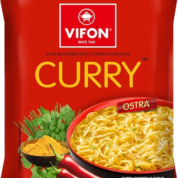 VIFON ZUPA BŁYSKAWICZNA zupka chińska KURCZAK CURRY 70g