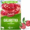 Delecta GALARETKA MALINOWA smak malinowy 4 x 70g