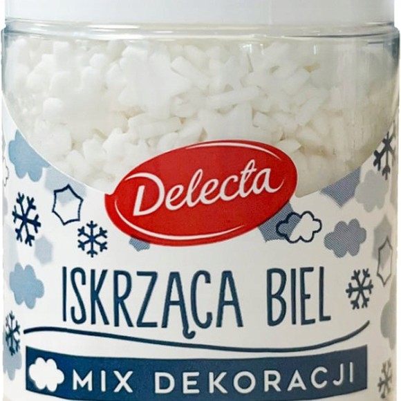 Delecta ŚWIĄTECZNY CZAR Mix dekoracje  PŁATKI CUKROWE 55g