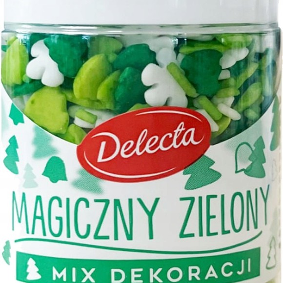 Delecta ŚWIĄTECZNY CZAR Mix dekoracje  PŁATKI CUKROWE 55g