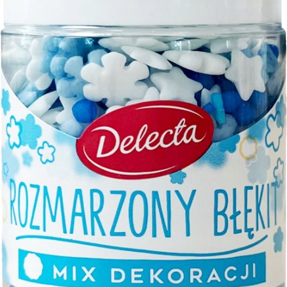 Delecta ŚWIĄTECZNY CZAR Mix dekoracje  PŁATKI CUKROWE 55g