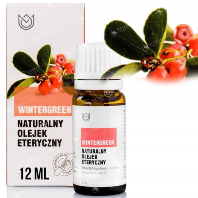 NATURALNY OLEJEK ETERYCZNY WINTERGREEN golteria golteriowy  12ml