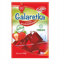 GALARETKA TRUSKAWKOWA 75g Bez Glutenu Celiko