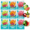 9x DELECTA STRZELAJĄCY OWOCOWY KUBEK Kisiel GUAVA ARBUZ MARAKUJA mix smaków