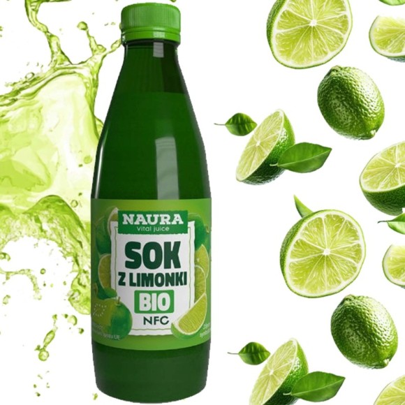 Naura Ekologiczny EKO SOK Z LIMONKI LIMONEK LIMONKOWY