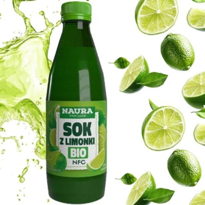 Naura Ekologiczny EKO SOK Z LIMONKI LIMONEK LIMONKOWY