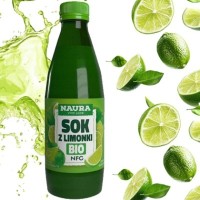 Naura Ekologiczny EKO SOK Z LIMONKI LIMONEK LIMONKOWY