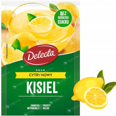Delecta KISIEL CYTRYNOWY bez dodatku cukru 38G