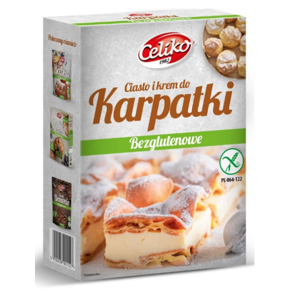 Celiko KARPATKA chrupiące CIASTO + delikatny KREM 300g