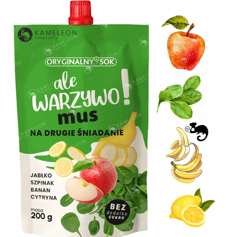 CO ZA OWOC MUS DRUGIE ŚNIADANIE Gruszka Kiwi Jabłko Banan