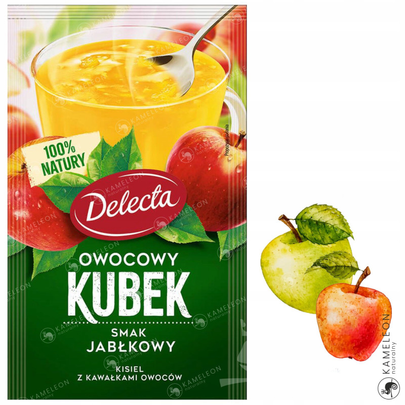 Delecta OWOCOWY KUBEK KISIEL mix smaków 6szt 180g