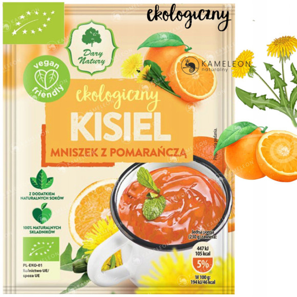 KISIEL eko MNISZEK Z POMARAŃCZĄ DARY NATURY 10 szt KISIEL eko MNISZEK Z POMARAŃCZĄ DARY NATURY 10 szt