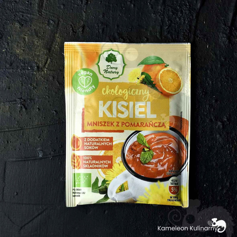 KISIEL eko MNISZEK Z POMARAŃCZĄ DARY NATURY 10 szt