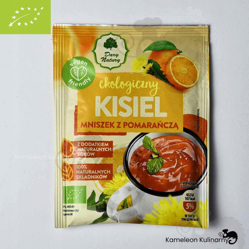 KISIEL eko MNISZEK Z POMARAŃCZĄ DARY NATURY 10 szt