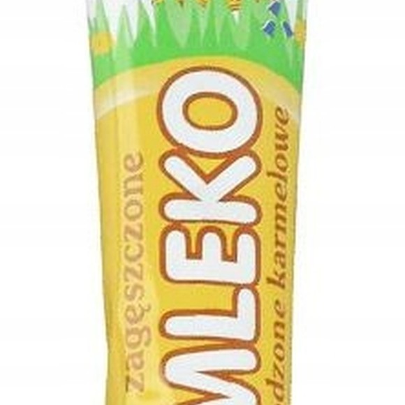 MLEKO ZAGĘSZCZONE SŁODZONE karmelowe KARMEL 150G W TUBCE