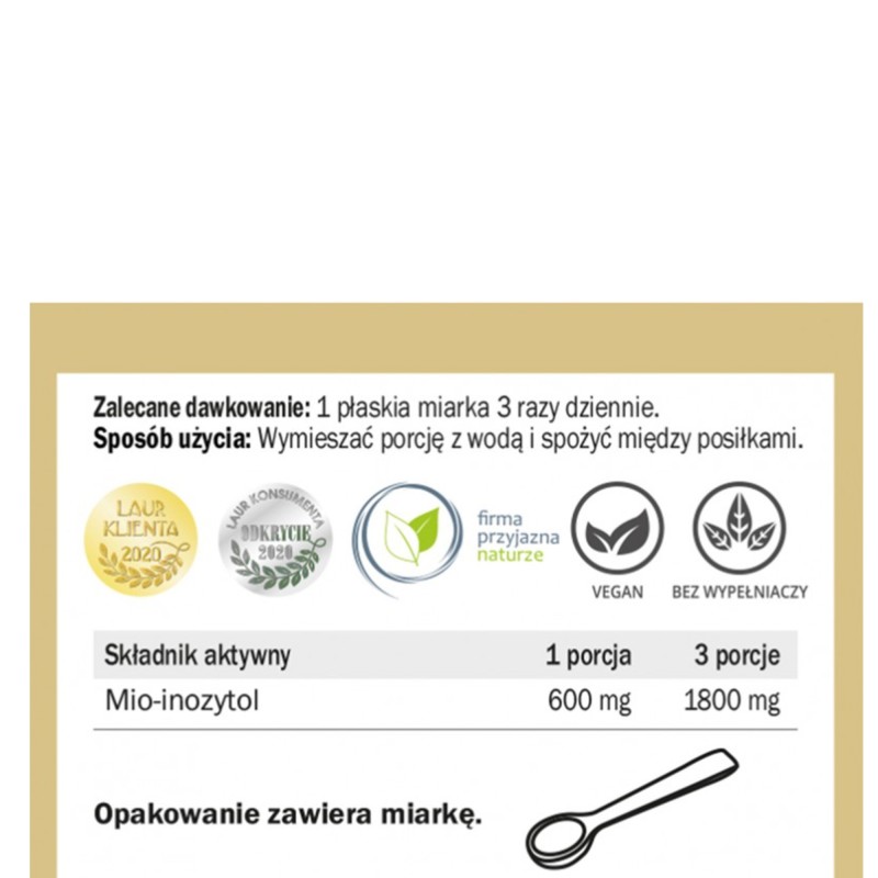 Yango INOZYTOL wsparcie HORMONY PŁODNOŚĆ UKŁAD NERWOWU