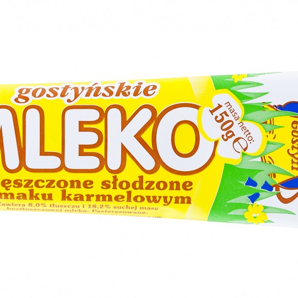 MLEKO ZAGĘSZCZONE SŁODZONE karmelowe KARMEL 150G W TUBCE