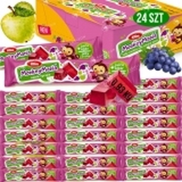 KLIM GALARETKA monkey mania JABŁKO-WINOGRONO 39g