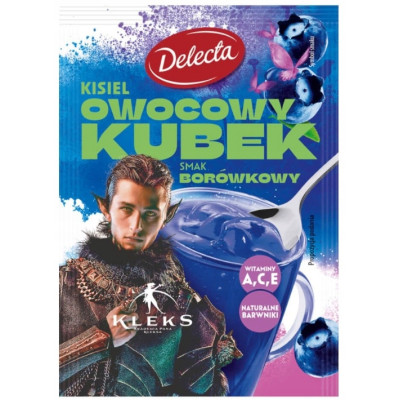 KISIEL OWOCOWY KUBEK BORÓWKOWY BORÓWKA z witaminami AKADEMIA PANA KLEKSA x1