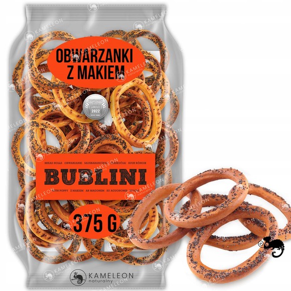 BUBLINI OBWARZANKI Z MAKIEM 375G ręcznie robione