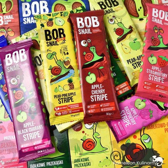 BOB SNAIL ROLLS przekąska owocowa bez dodatku cukru MANGO
