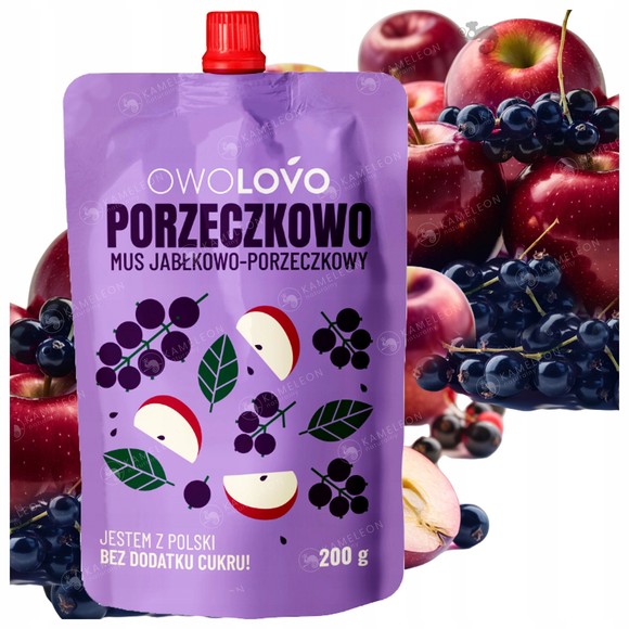 OWOLOVO PORZECZKOWO  mus owocowy JABŁKO PORZECZKA bez