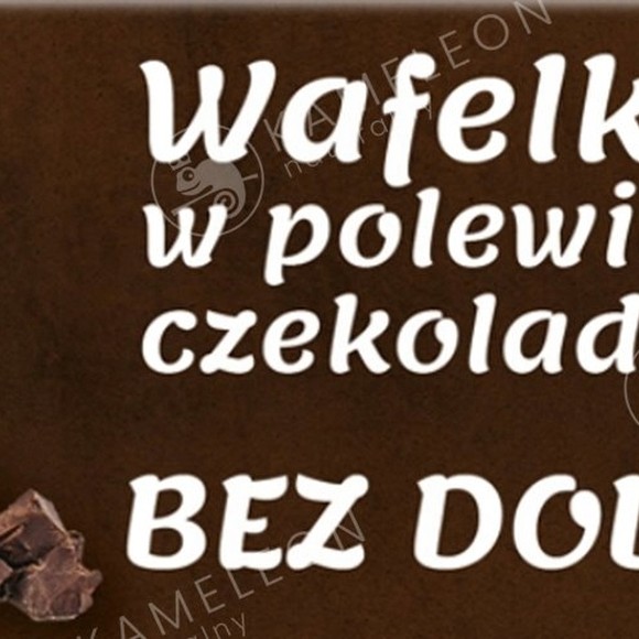 Tirma WAFELKI W GORZKIEJ CZEKOLADZIE BEZ CUKRU dla