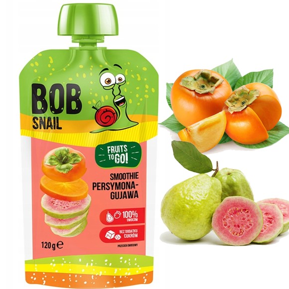 BOB SNAIL MUS PRZECIER smoothie BANAN TRUSKAWKA 120g KRÓTKA