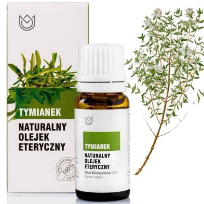 Naturalny OLEJEK ETERYCZNY TYMIANEK kaszel astma zatoki