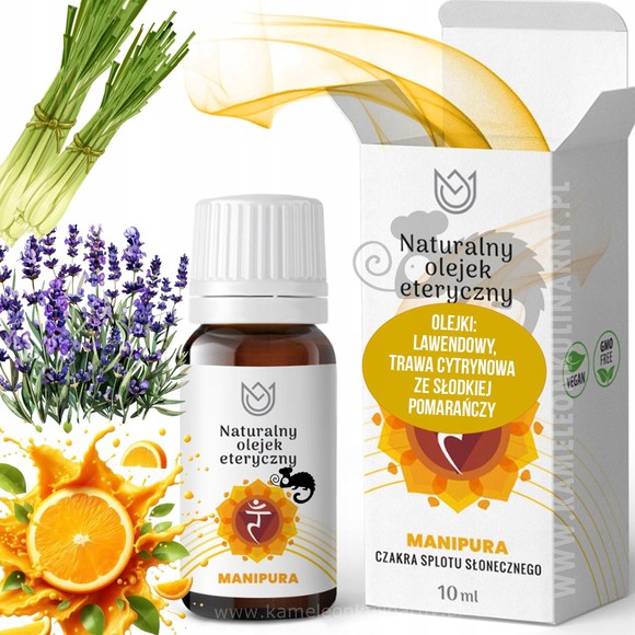 NATURALNY OLEJEK ETERYCZNY 100% czakra splotu słonecznego