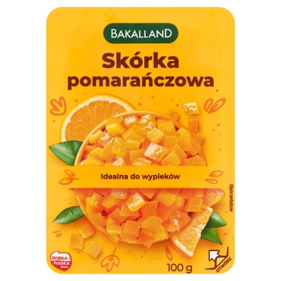 SKÓRKA POMARAŃCZOWA POMARAŃCZA KANDYZOWANA do ciast deserów