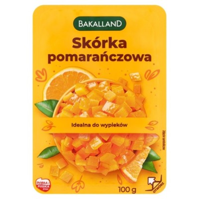 SKÓRKA POMARAŃCZOWA POMARAŃCZA KANDYZOWANA do ciast deserów