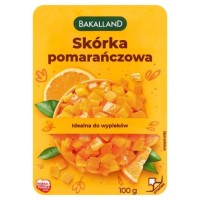 SKÓRKA POMARAŃCZOWA POMARAŃCZA KANDYZOWANA do ciast deserów
