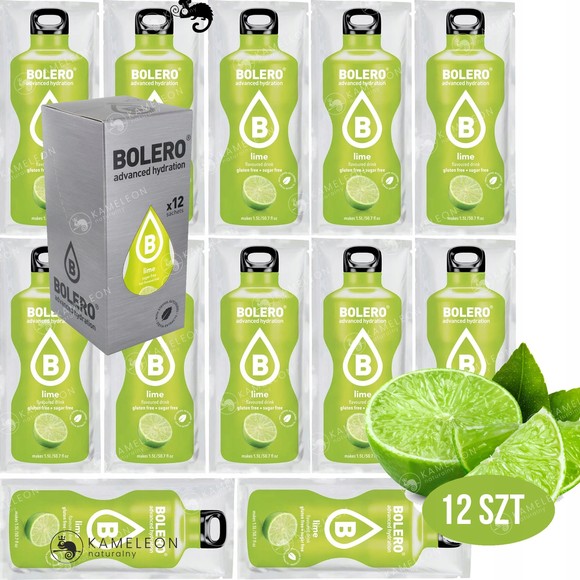 BOLERO DRINK w proszku LIME limonkowy LIMONKA 9g - KRÓTKA
