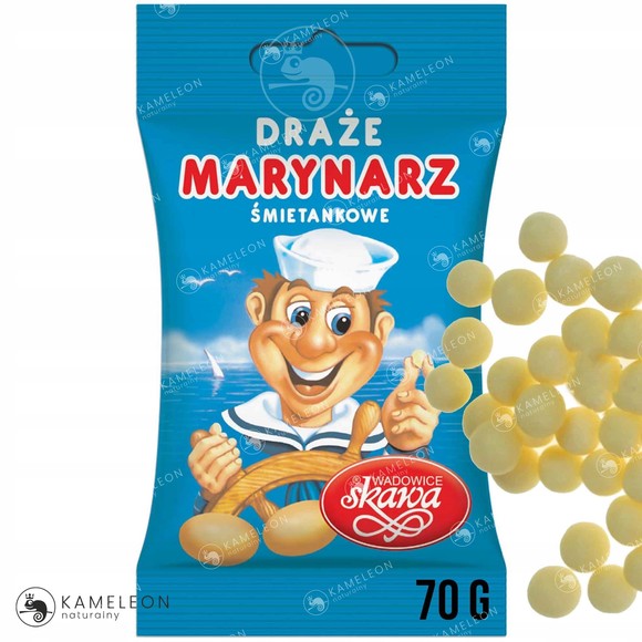 DRAŻE ORZESZKI CLOWN SKAWA cukierki słodycze z tradycją 70g